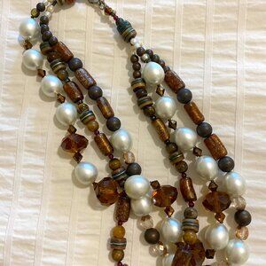 chunky 3 strand necklace
